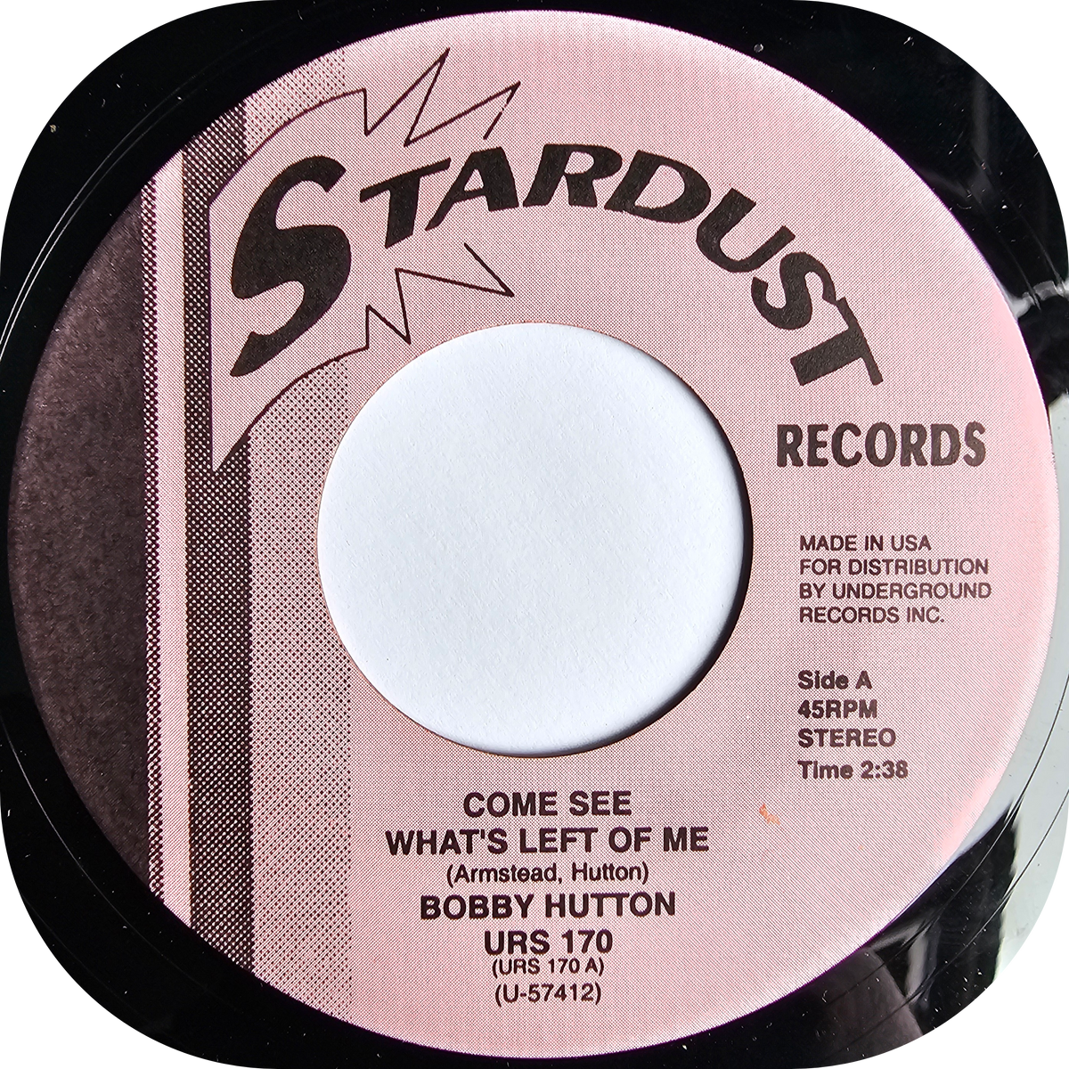 Bobby Hutton - Come See What's Left Of Me - Stardust