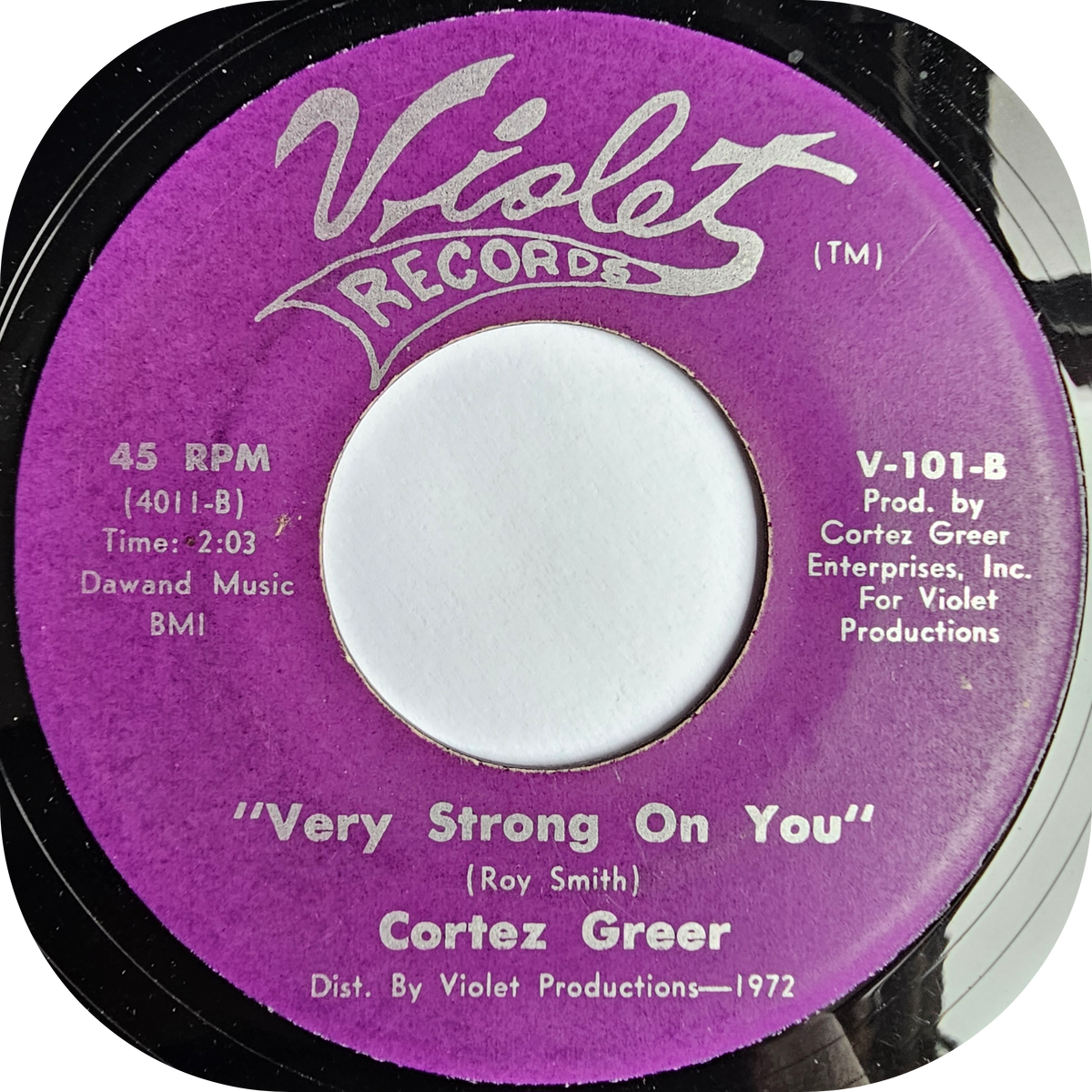 Cortez Grier - Very Strong On You - Violet