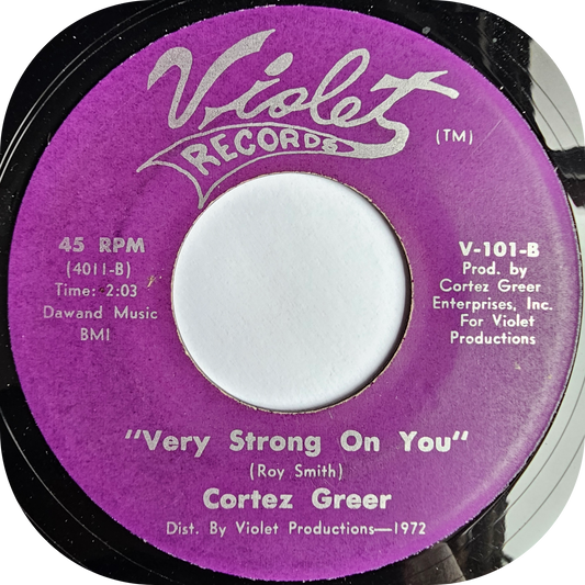 Cortez Grier - Very Strong On You - Violet