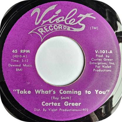 Cortez Grier - Very Strong On You - Violet