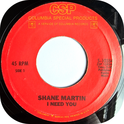 Shane Martin - I Need You - CSP