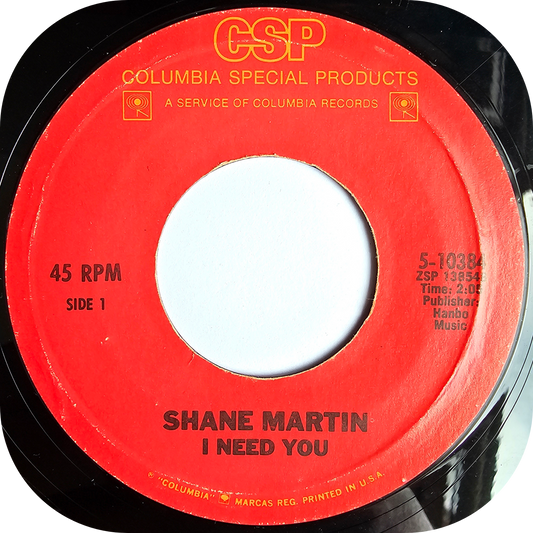 Shane Martin - I Need You - CSP