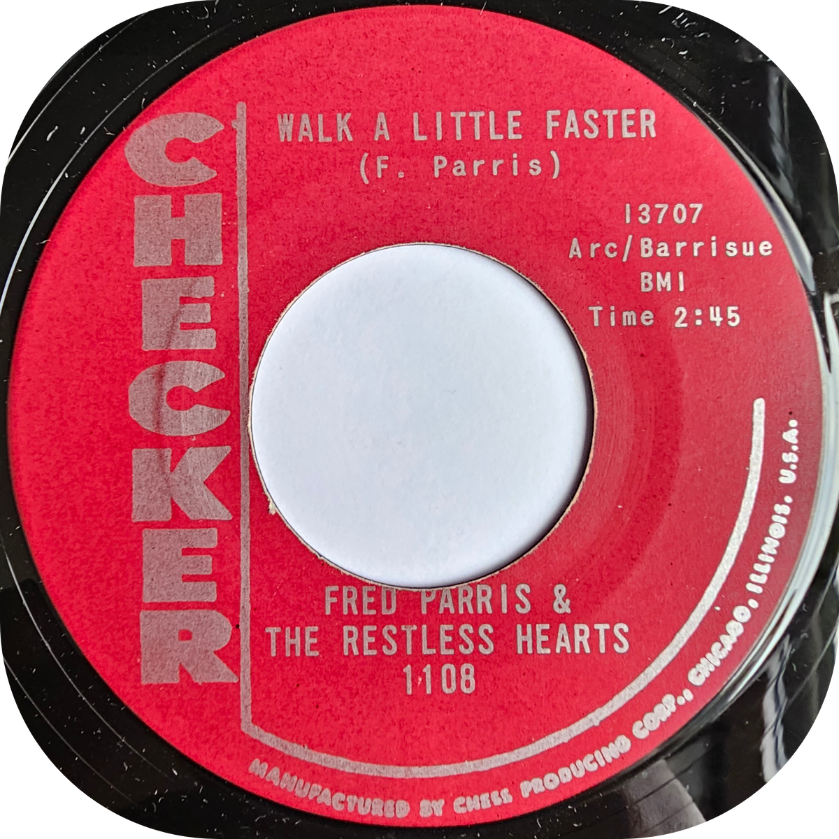 Fred Parris - Walk A Little Faster - Checker