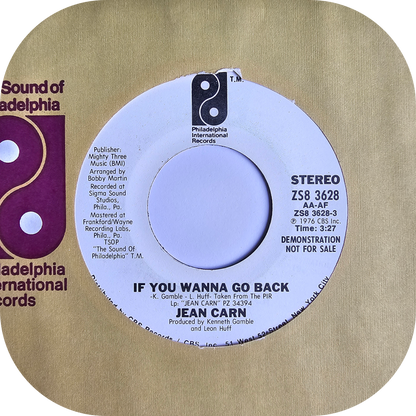 Jean Carn - If You Wanna Go Back - Philadelphia DEMO