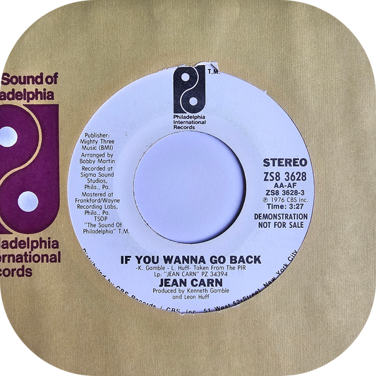 Jean Carn - If You Wanna Go Back - Philadelphia DEMO