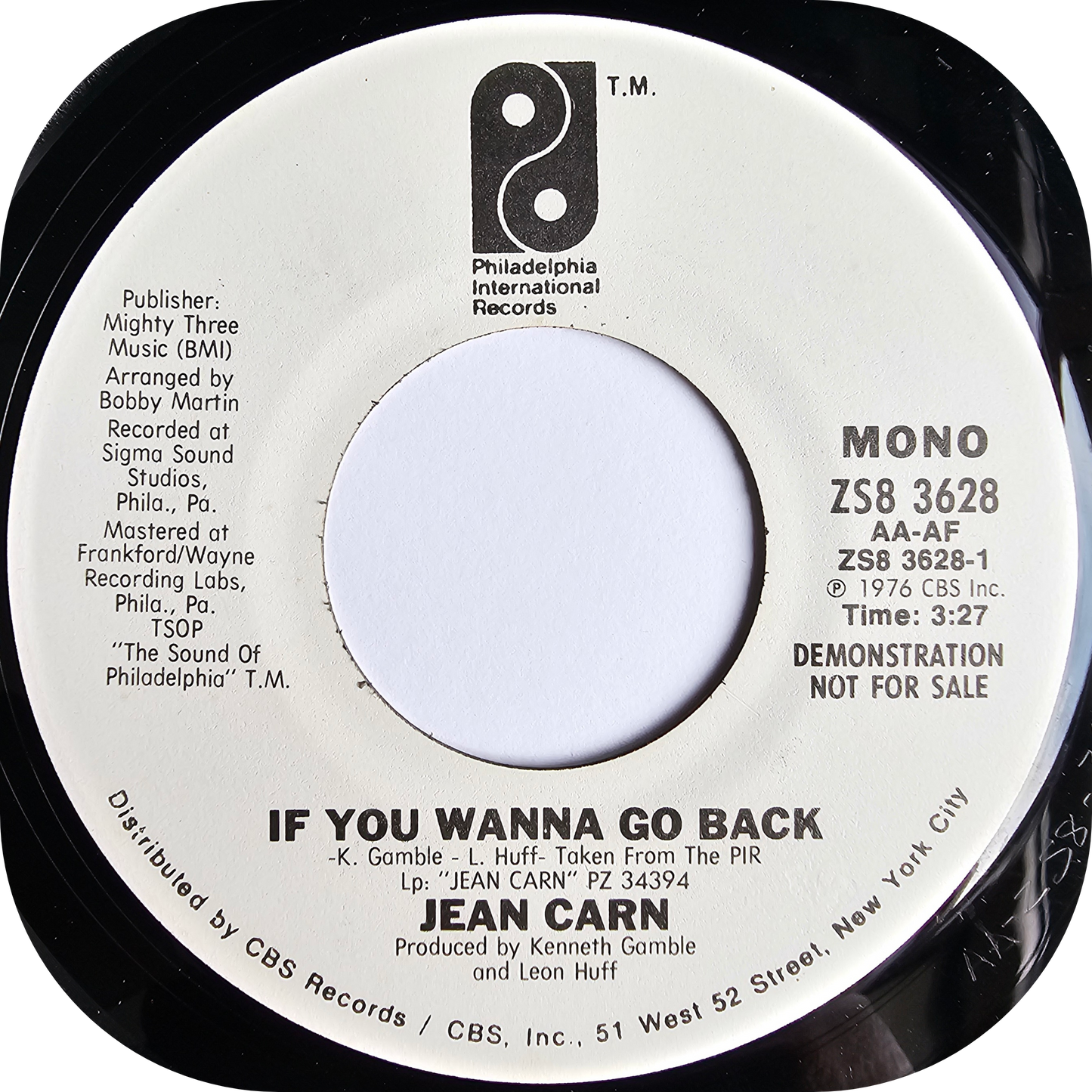 Jean Carn - If You Wanna Go Back - Philadelphia DEMO