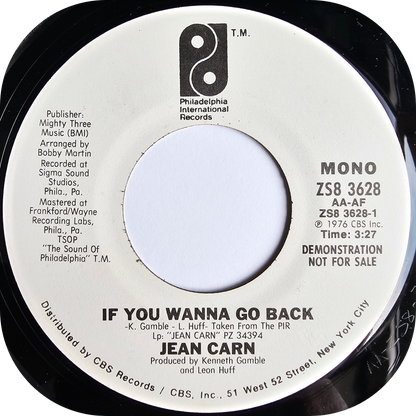 Jean Carn - If You Wanna Go Back - Philadelphia DEMO
