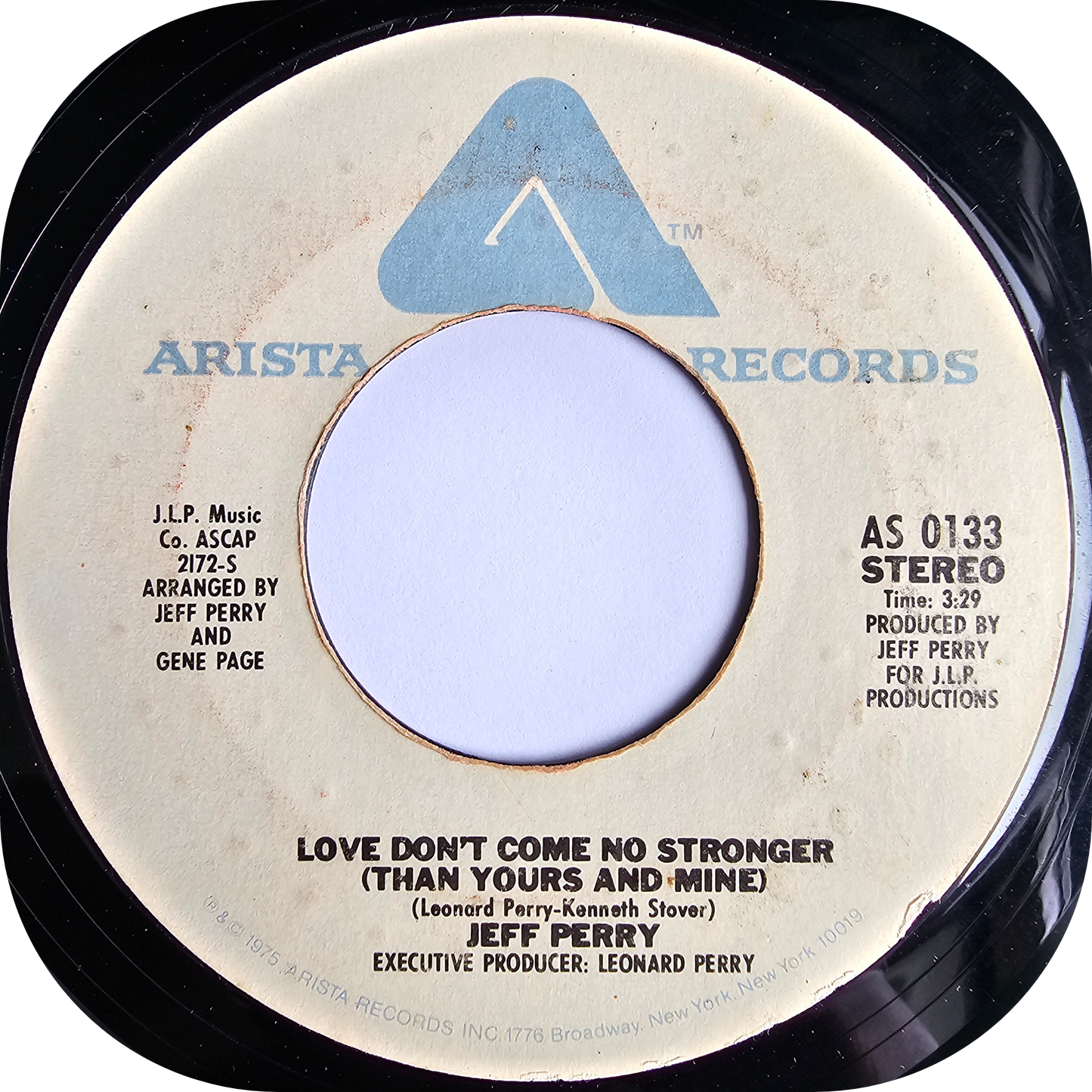 Jeff Perry - Love Don't Come No Stronger - Arista