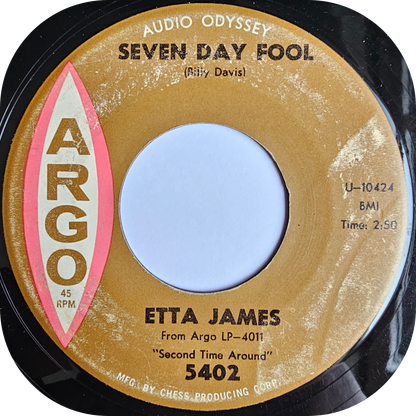 Etta James - Seven Day Fool - Argo