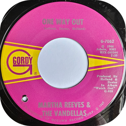 Martha Reeves - One Way Out - Gordy