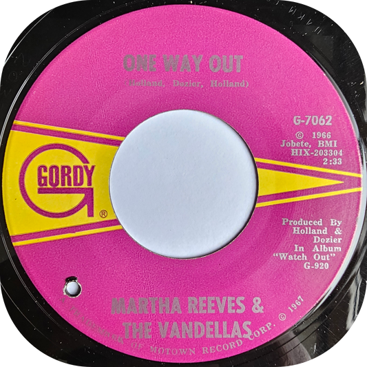 Martha Reeves - One Way Out - Gordy