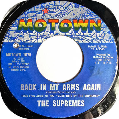 Supremes, The - Back In My Arms Again - Motown