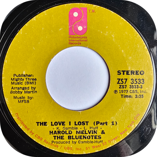 Harold Melvin - The Love I Lost - Philadelphia