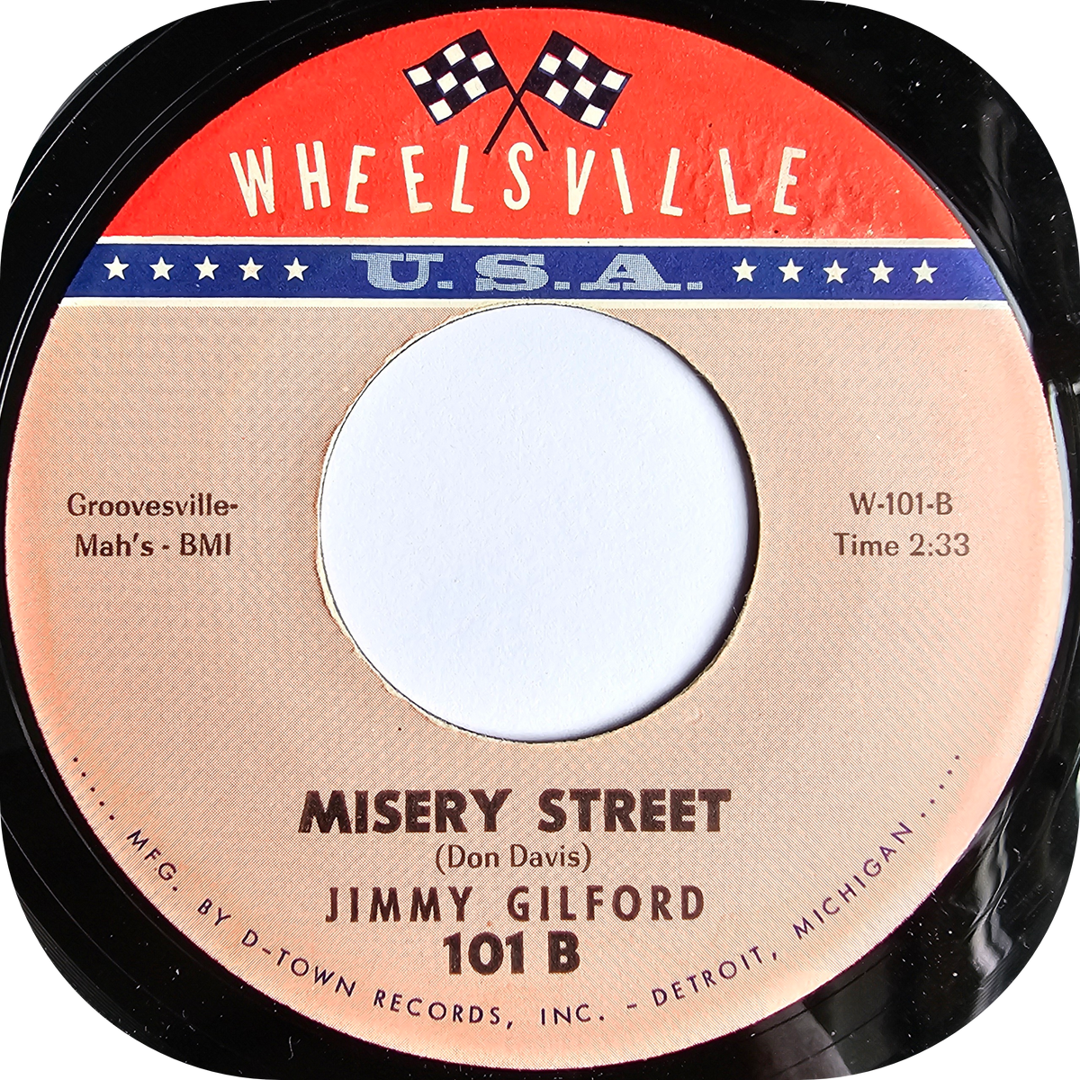 Jimmy Gilford - Misery Street - Wheelsville