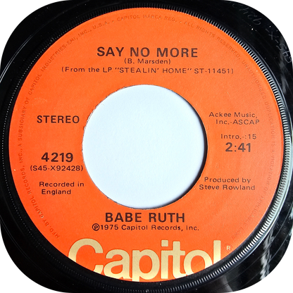 Babe Ruth - Elusive - Capitol