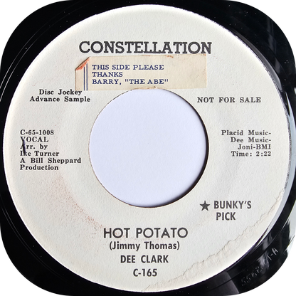 Dee Clark - Hot Potato - Constellation DEMO