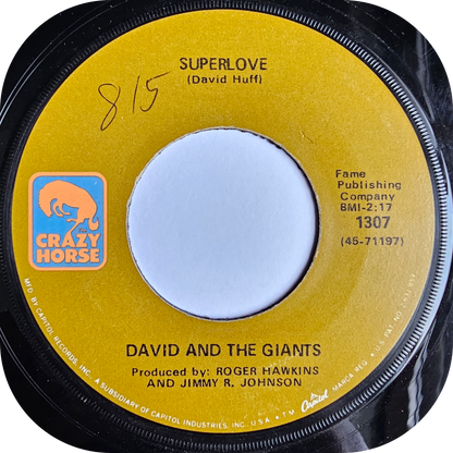 David And The Giants - Superlove - Crazy Horse