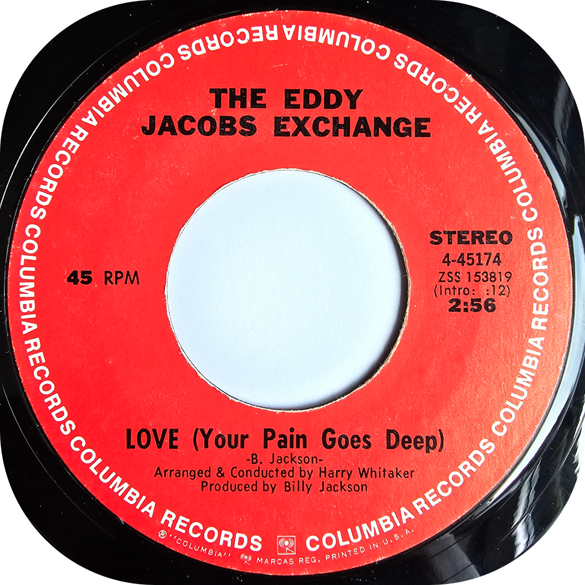 Eddy Jacobs Experience, The - Can't Seem To Get You Out Of My Mind - Columbia
