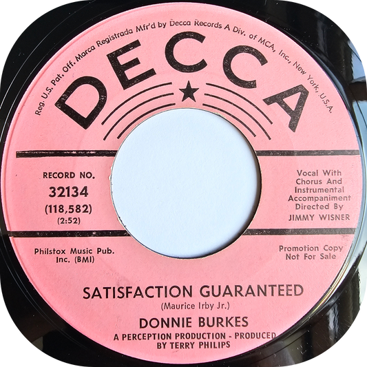 Donnie Burkes - Satisfaction Guaranteed - Decca DEMO