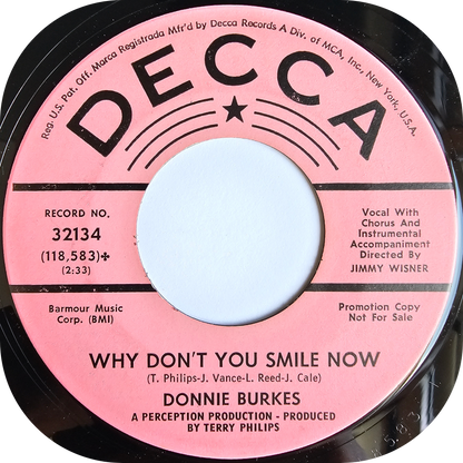 Donnie Burkes - Satisfaction Guaranteed - Decca DEMO