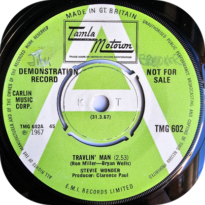 Stevie Wonder - Travlin' Man - Tamla Motown DEMO