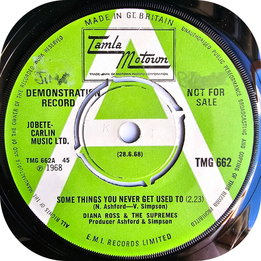 Diana Ross & The Supremes - Some Things You Never Get Used To - Tamla Motown DEMO
