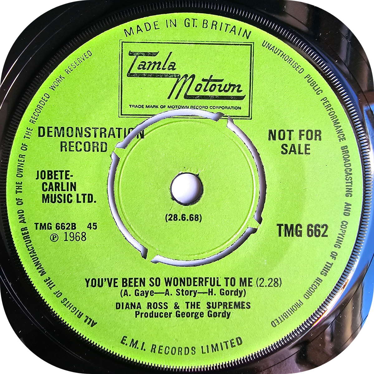 Diana Ross & The Supremes - Some Things You Never Get Used To - Tamla Motown DEMO