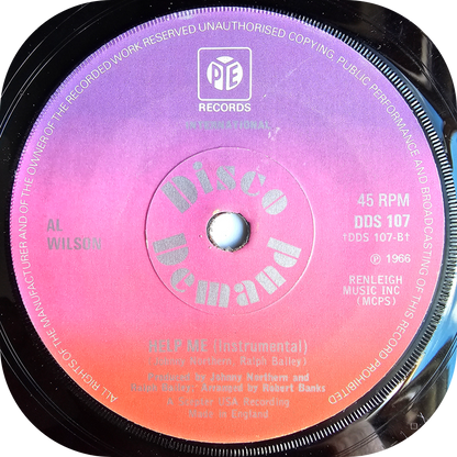 Al Wilson - Help Me - Pye