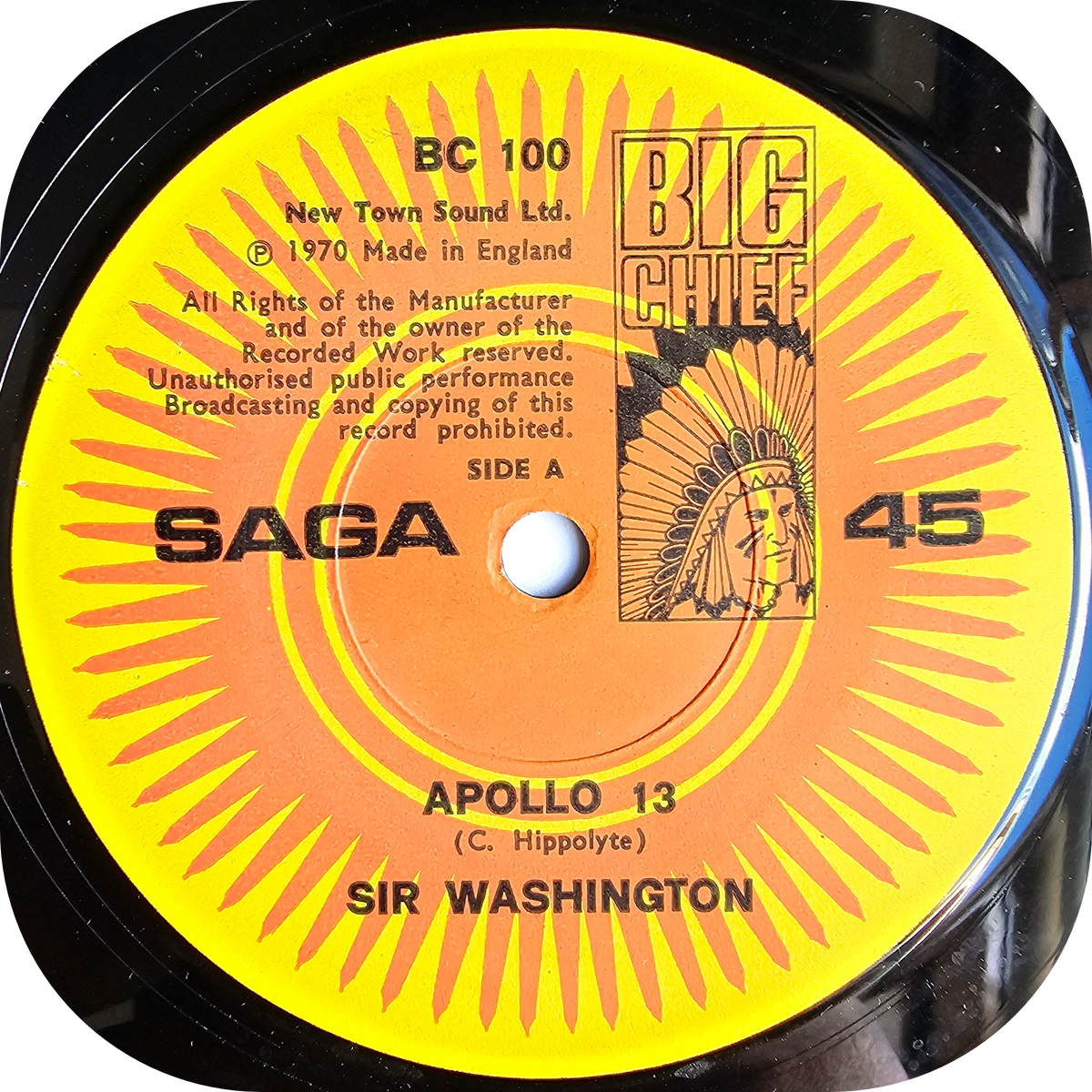Sir Washington - Apollo 13 - Big Chief