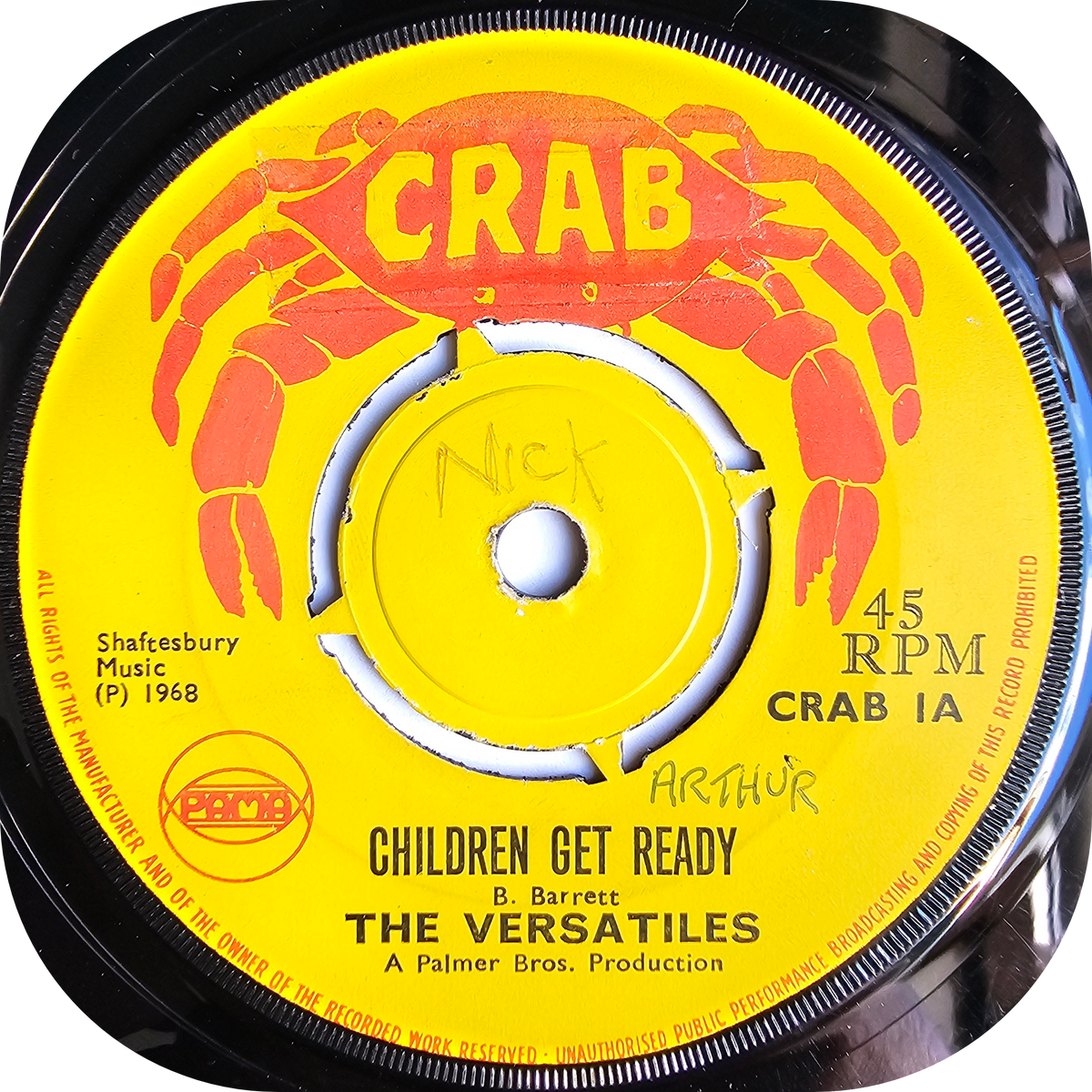 Versatiles, The - Children Get Ready - Crab