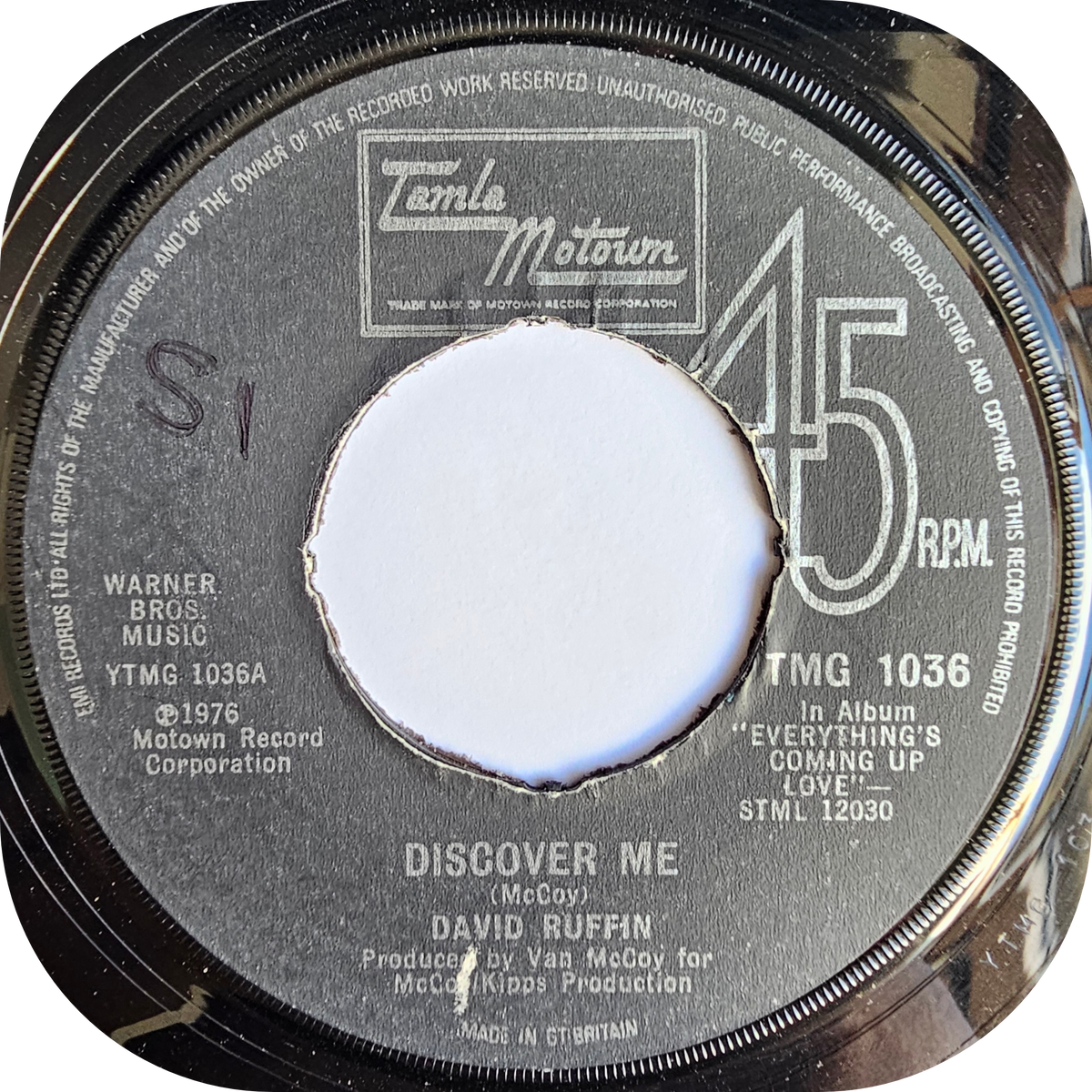 David Ruffin - Discover Me - Tamla Motown