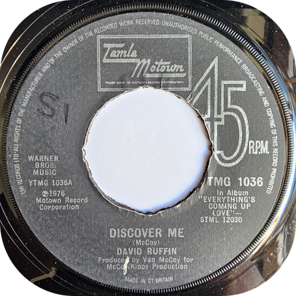 David Ruffin - Discover Me - Tamla Motown
