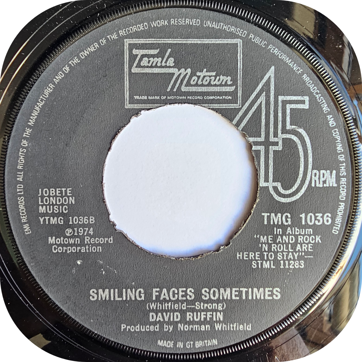 David Ruffin - Discover Me - Tamla Motown