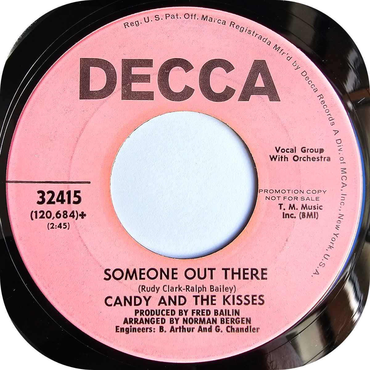 Candy And The Kisses - Chains Of Love - Decca DEMO