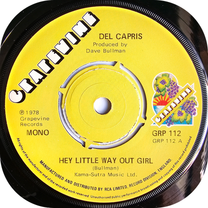 Del Capris - Hey Little Way Out Girl - Grapevine