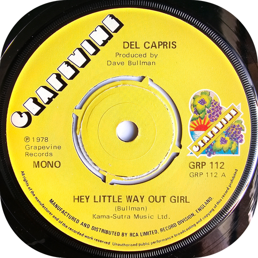 Del Capris - Hey Little Way Out Girl - Grapevine
