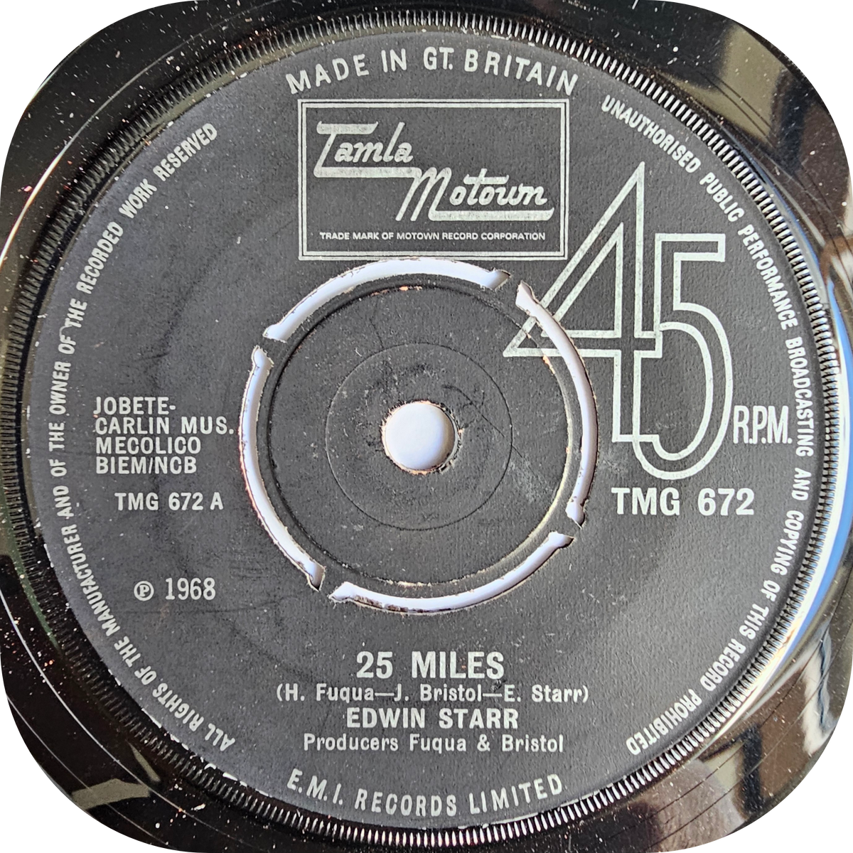 Edwin Starr - 25 Miles - Tamla Motown