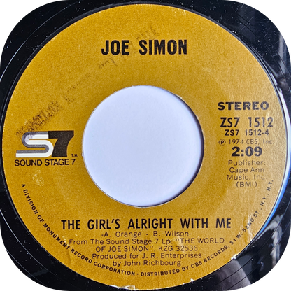 Joe Simon - The Girl's Alright With Me - Sound Stage 7