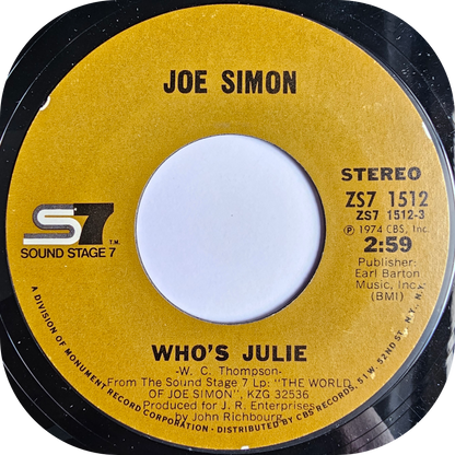 Joe Simon - The Girl's Alright With Me - Sound Stage 7