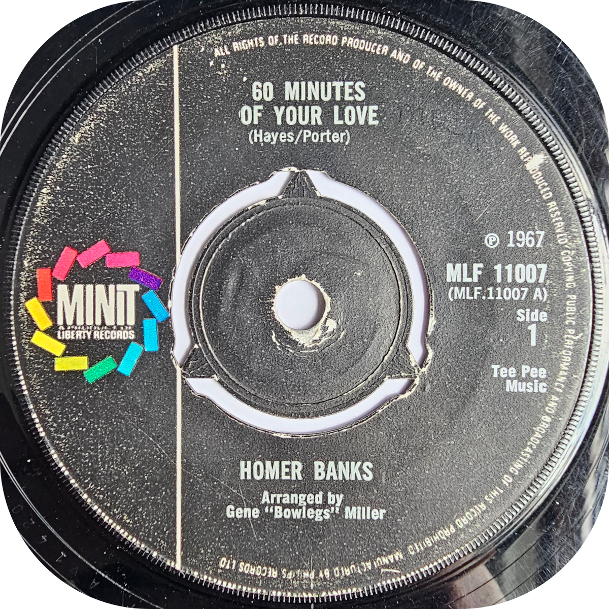 Homer Banks - 60 Minutes Of Your Love - Minit