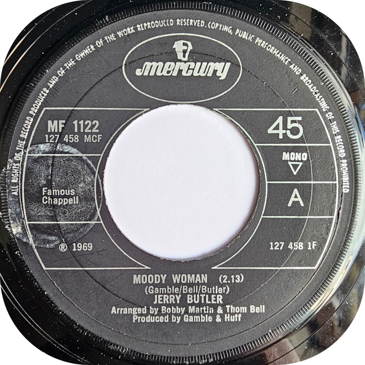 Jerry Butler - Moody Woman - Mercury