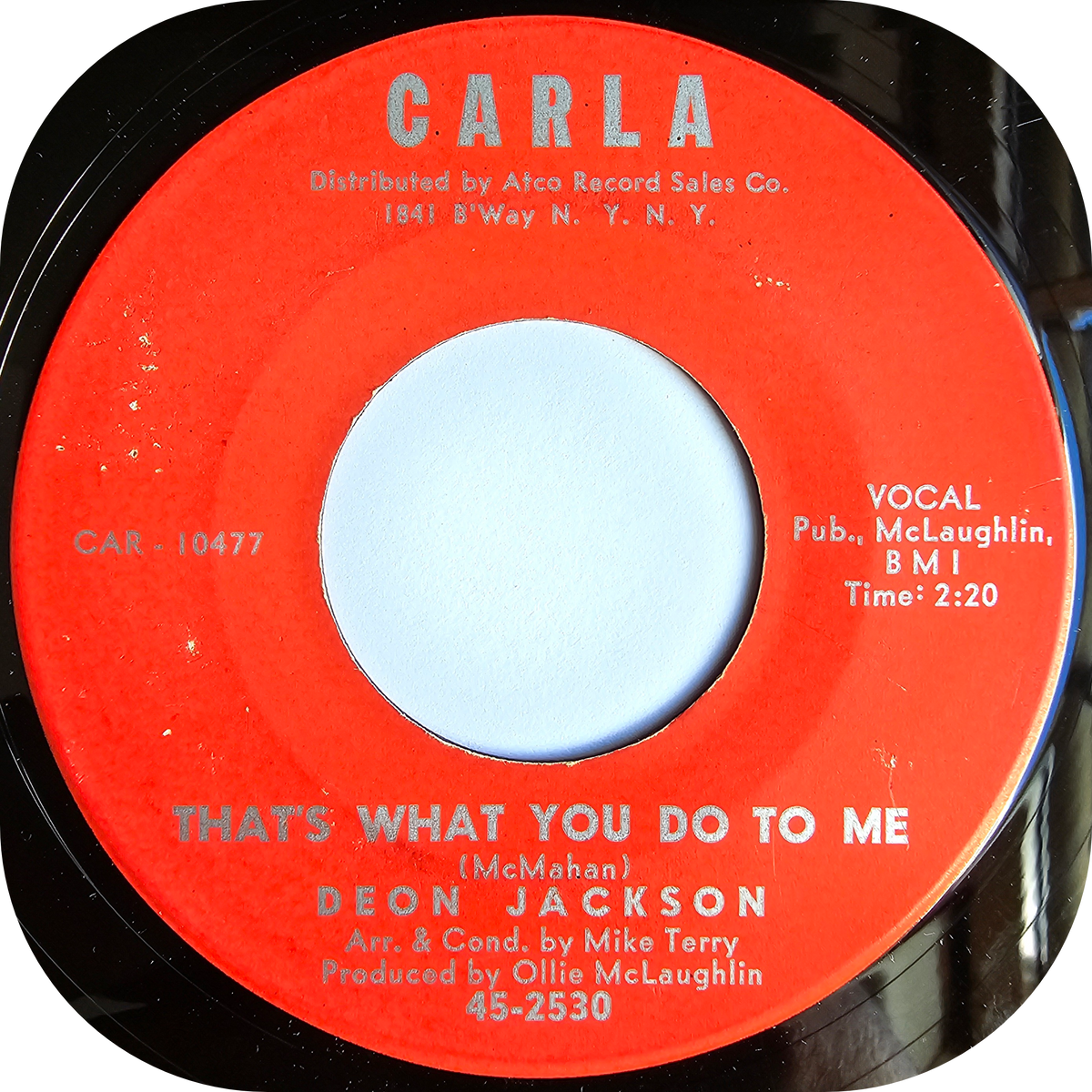 Deon Jackson - That's What You Do To Me - Carla