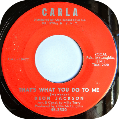 Deon Jackson - That's What You Do To Me - Carla