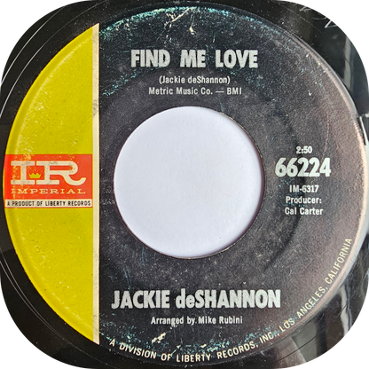 Jackie DeShannon - Find Me Love - Imperial