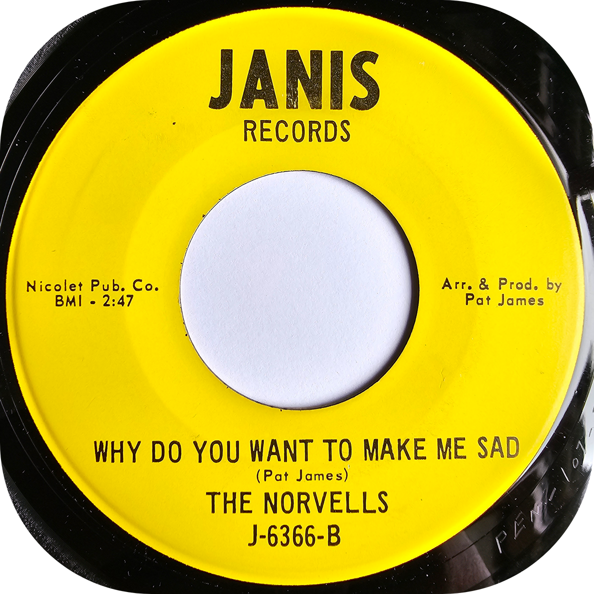 Norvells, The - Why Do You Want To Make Me Sad - Janis