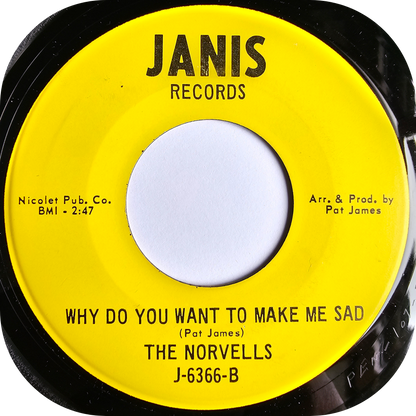 Norvells, The - Why Do You Want To Make Me Sad - Janis