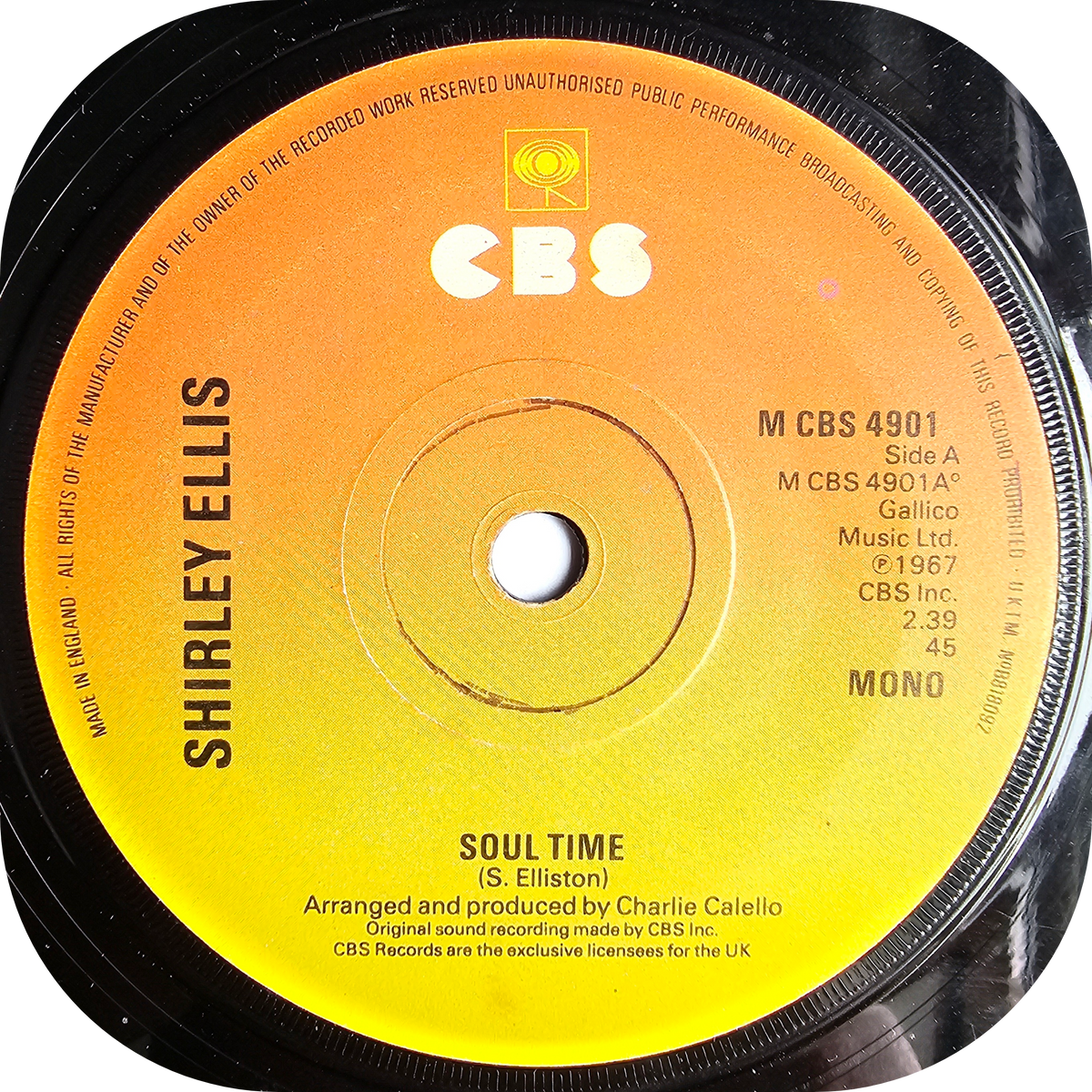 Shirley Ellis - Soul Time - CBS