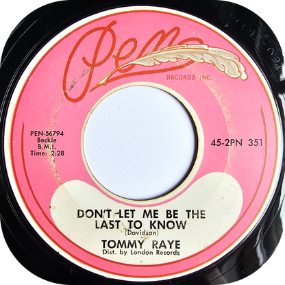 Tommy Raye - You Don't Love Me - Pen