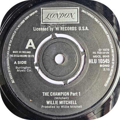 Willie Mitchell - The Champion - London
