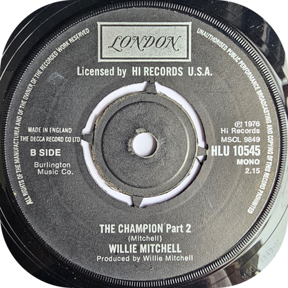 Willie Mitchell - The Champion - London